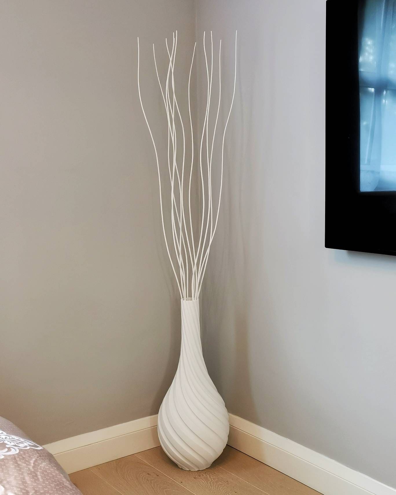 Eso-45 Vase, Weiß